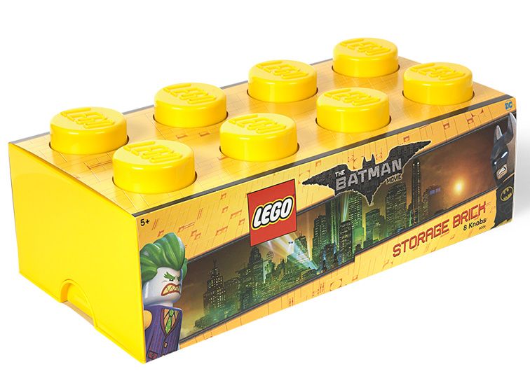 Cutie depozitare lego batman 2x4 galben