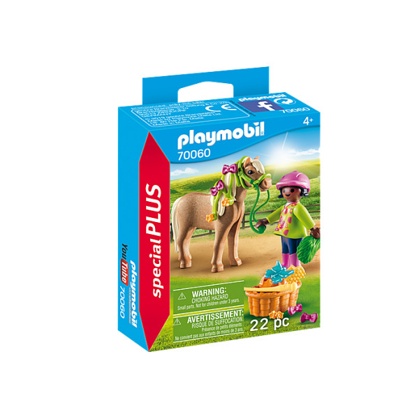 Figurina fetita cu ponei playmobil