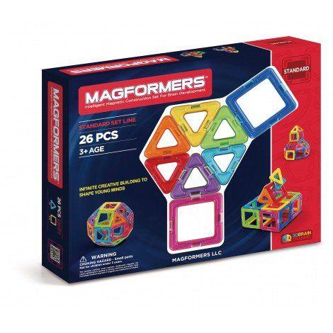 Set constructie magnetic Magformes 26 piese Cics Toys