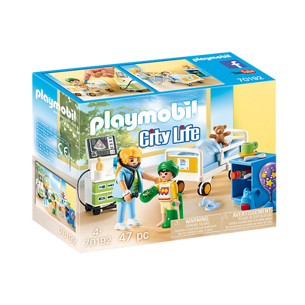 Camera copiilor din spital Playmobil City Life