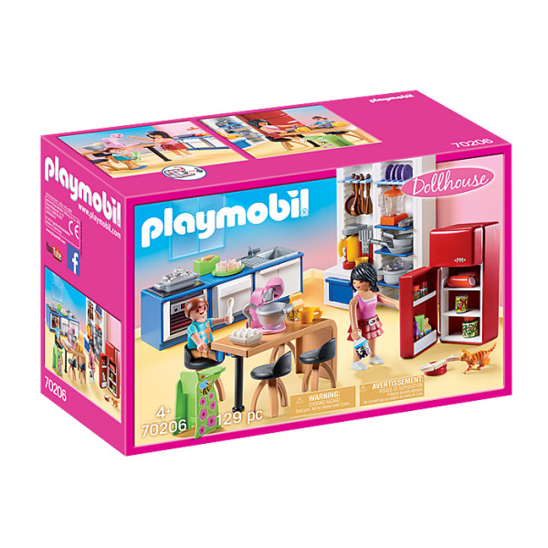 Bucataria familiei playmobil doll house