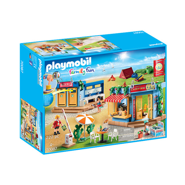 Camping la plaja Playmobil Family Fun