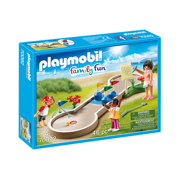 Mini golf playmobil family fun