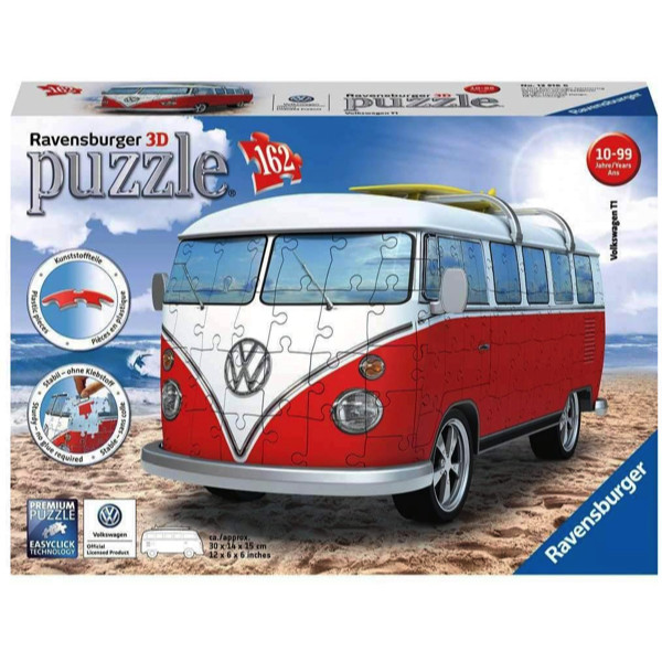 Puzzle 3d volkswagen 162 piese ravensburger