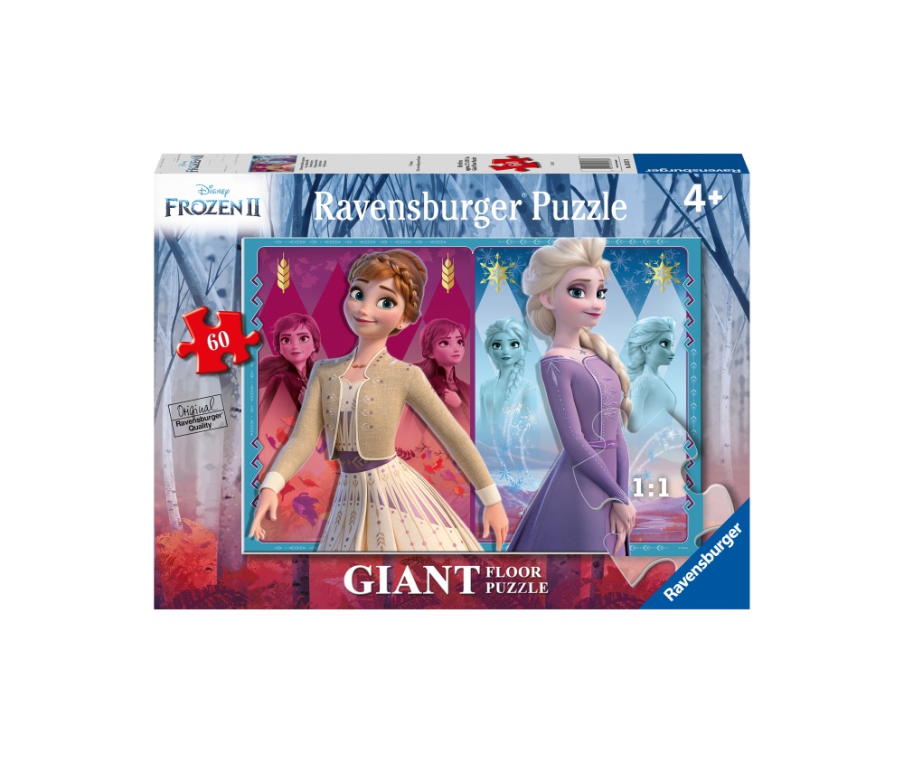 Puzzle frozen elsa si anna 60 piese ravensburger