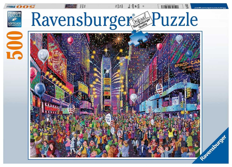 Puzzle Revelion Time Square 500 piese Ravensburger