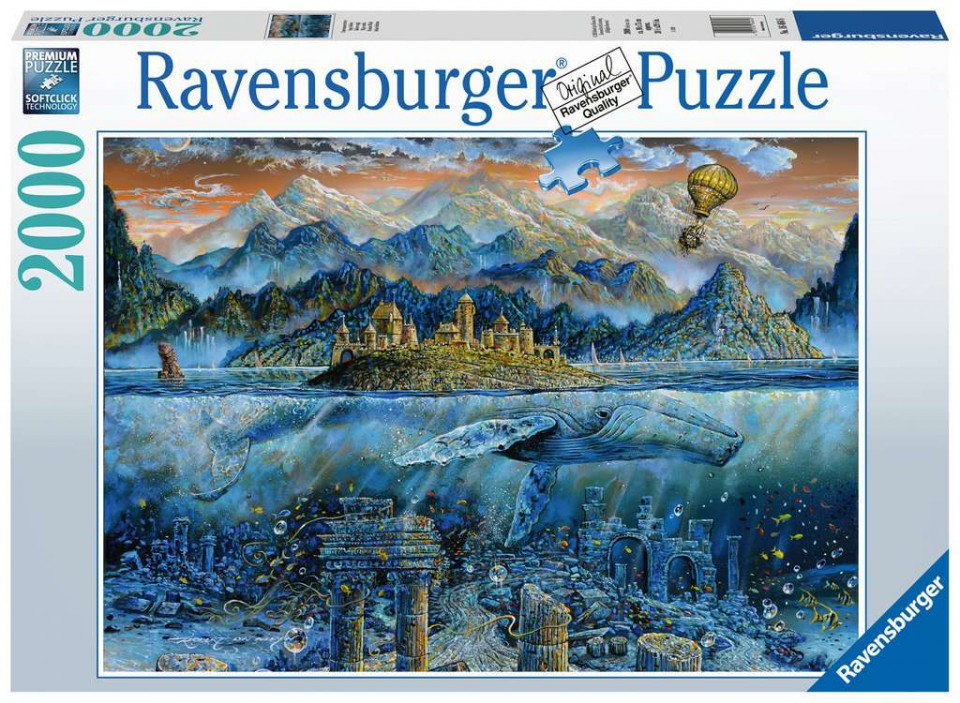 Puzzle adulti balena fantastica 2000 piese ravensburger
