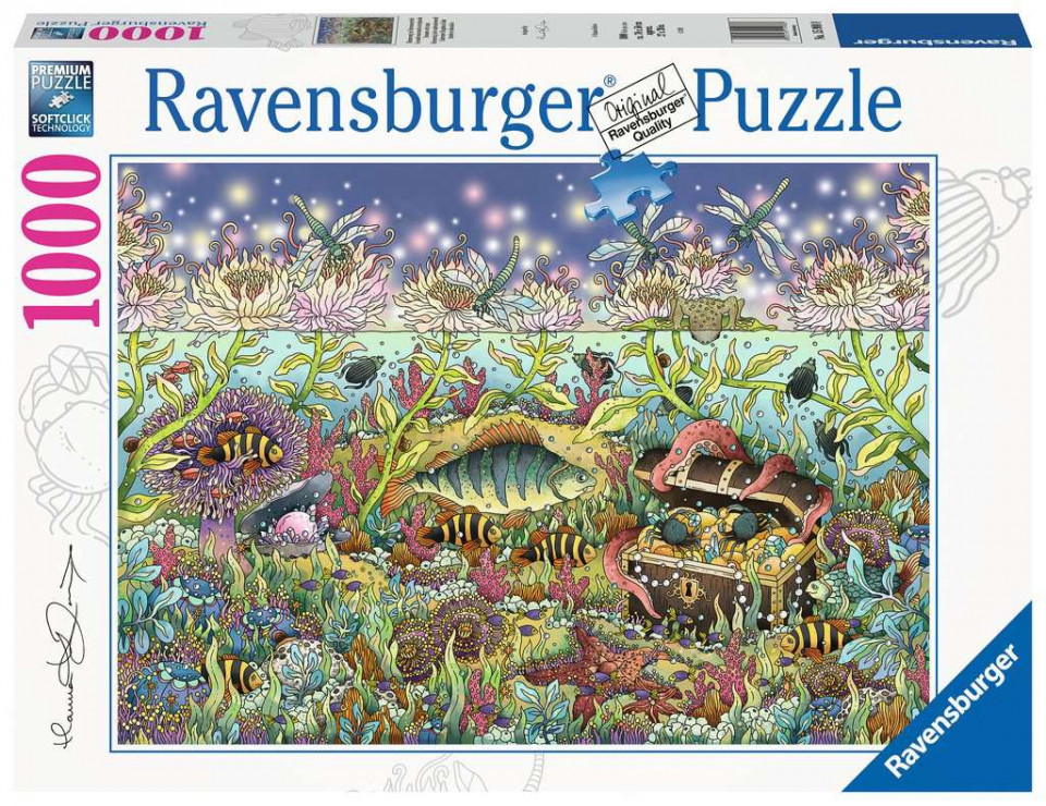 Puzzle copii si adulti comori 1000 piese ravensburger