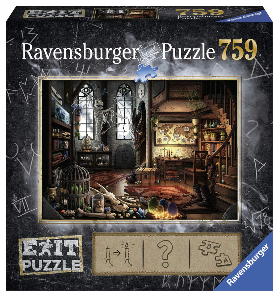 Puzzle copii si adulti Exit 5 Laboratorul 759 piese Ravensburger