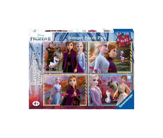 Puzzle frozen ii 4x42 piese ravensburger