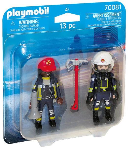 Set 2 figurine pompieri playmobil