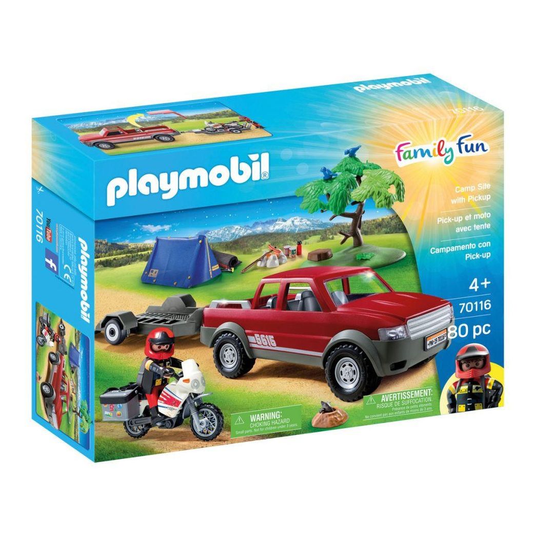 Set camping playmobil family fun