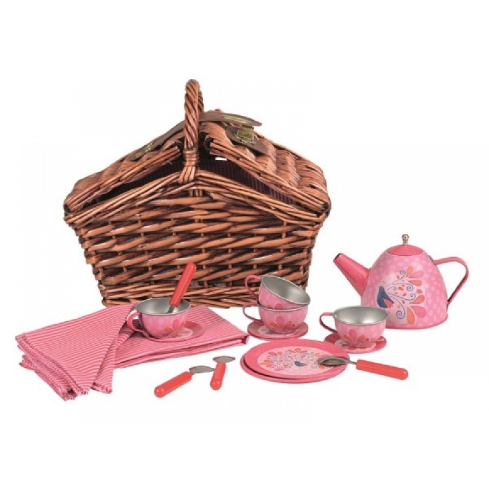 Set de ceai in cos impletit egmont toys