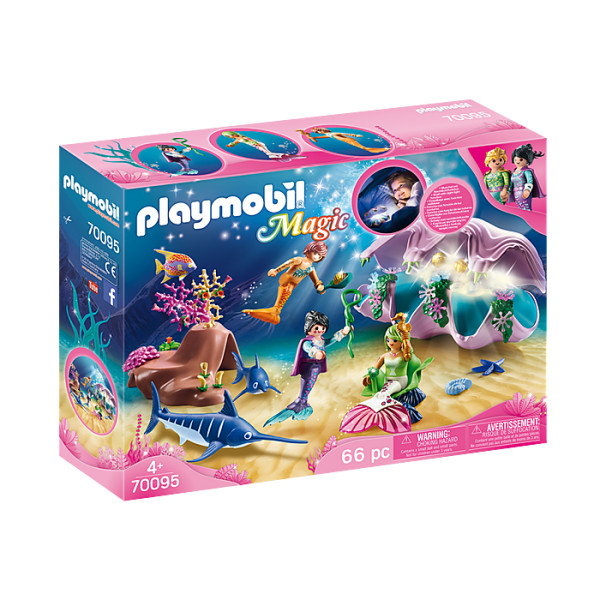Sirene cu cochilie si perle playmobil magic