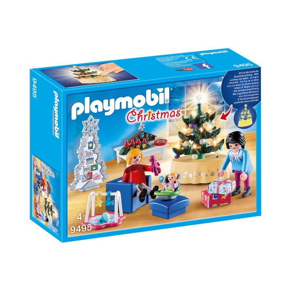 Sufrageria decorata de craciun playmobil christmas