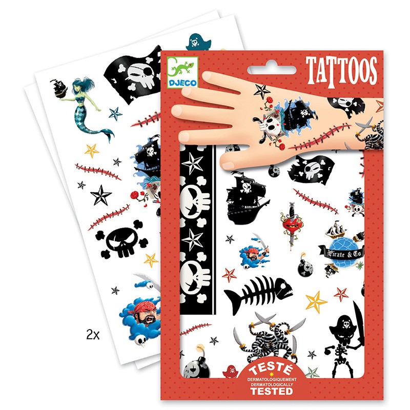 Tatuaje copii cu pirati djeco