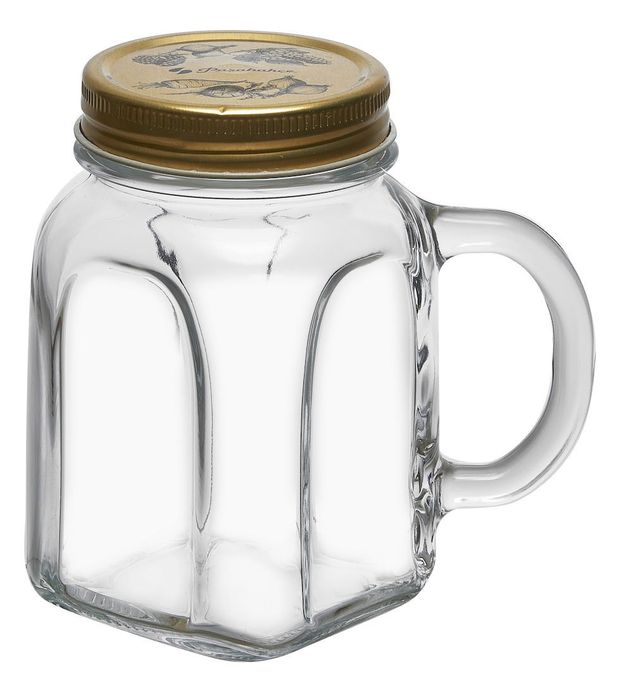 Borcan limonada cu maner si capac 450ml homemade