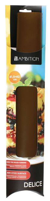 Bord de patiserie din silicon maro delice