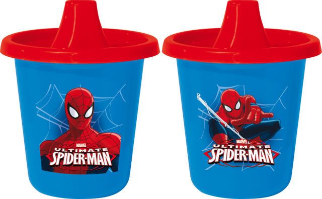 Cana 205ml, 2buc spiderman