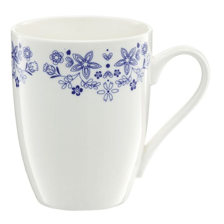 Cana cu decor in margine 370ml folk