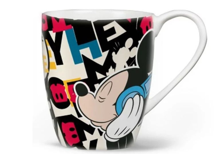 Cana portelan 400ml with music minnie