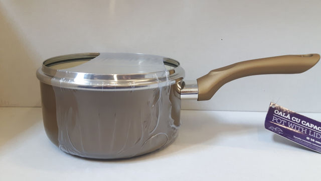 Cratita ceramica cu capac 16cm