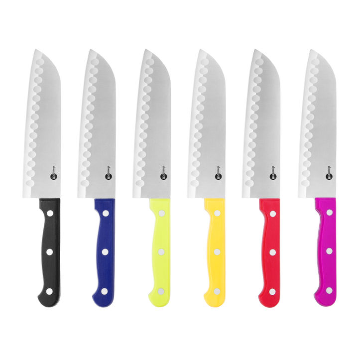 Cutit santoku 17,5cm, 6 culori norman