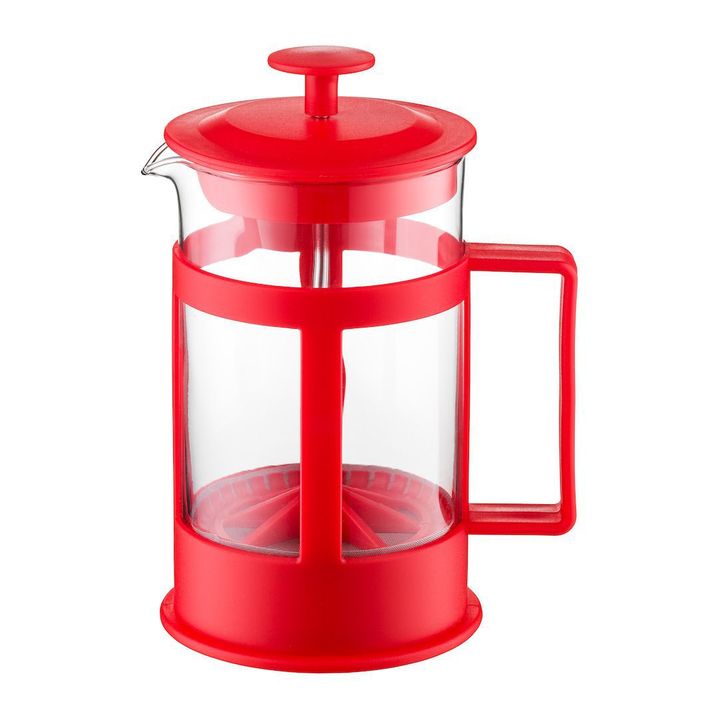 Filtru cafea 600ml, rosu, lungo
