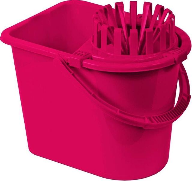 Galeata cu storcator 12l rosu cubo