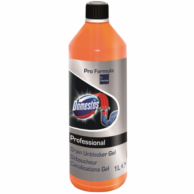 Gel pentru desfundarea tevilor domestos professional, 1l