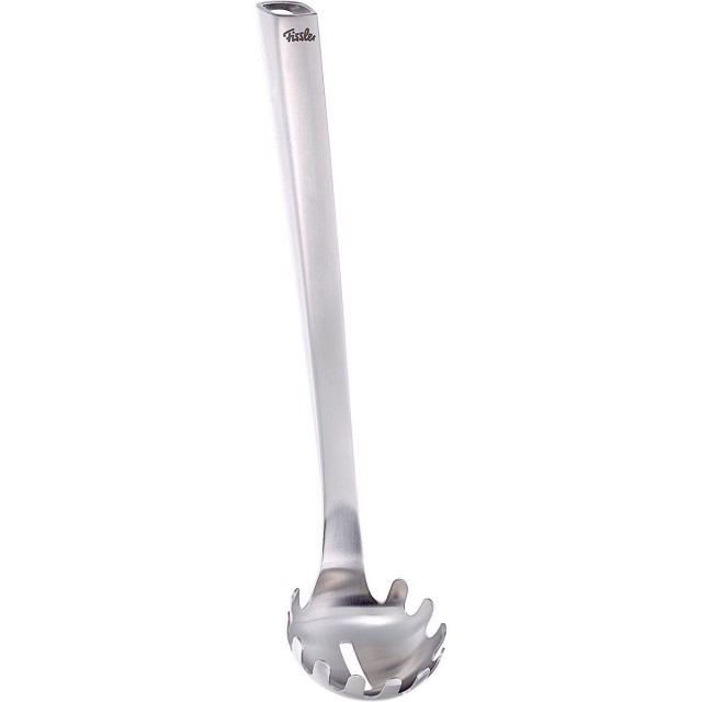 Lingura pentru paste fissler, seria q!, material inox satinat, lungime 34.5 cm, rezistenta la temperaturi inalte