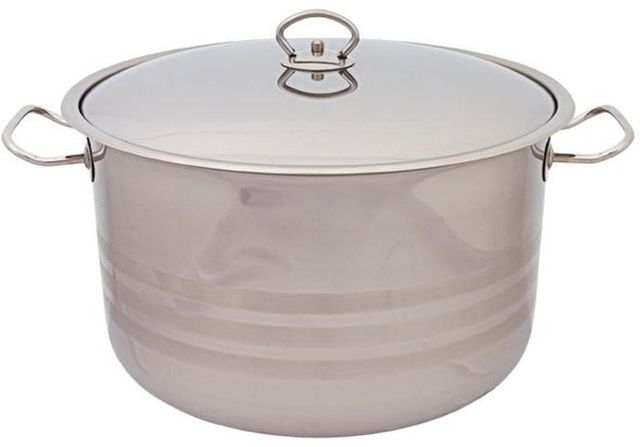 Oala cu capac inox 40cm 24,8l omega