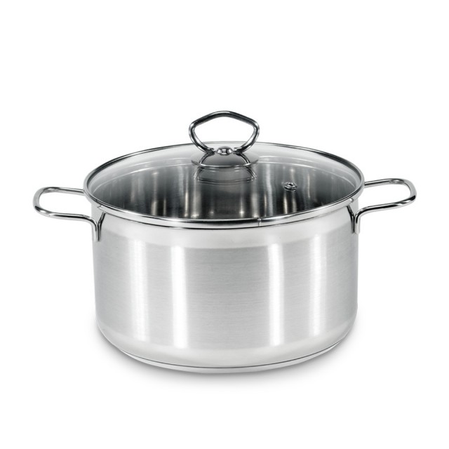 Oala din inox karl kruger, capacitate 2.8 litri, inductie, capac, seria manhattan