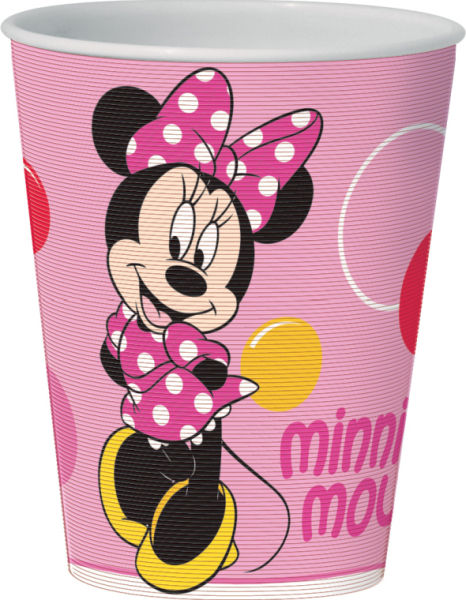 Pahar 3d 350ml minnie bubbles