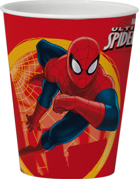 Pahar 3d 350ml spiderman