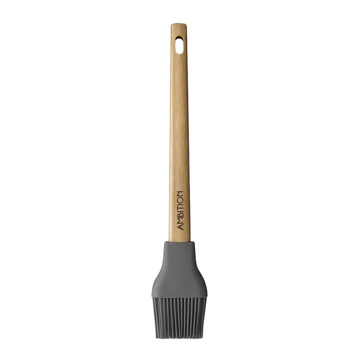 Pensula patiserie, material silicon, maner din bambus, design minimalist, colectia nordic