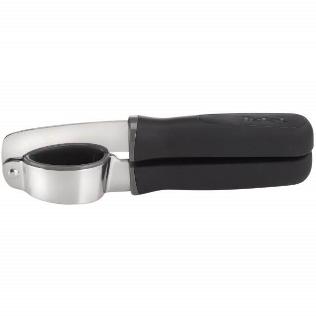 Presa usturoi tefal comfort k1292614, lungime 24.5 cm, metal, negru