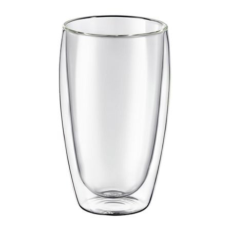 Set 2 pahare termorezistente 450ml mia