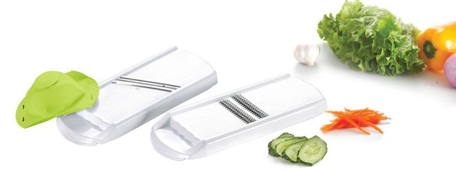 Set 2 razatori de legume si maner 3 piese aletta