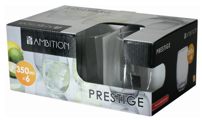 Set 6 pahare 350ml prestige