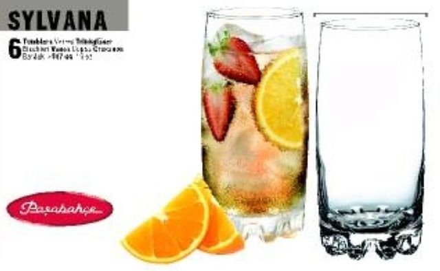 Set 6 pahare long drink 387ml sylvana