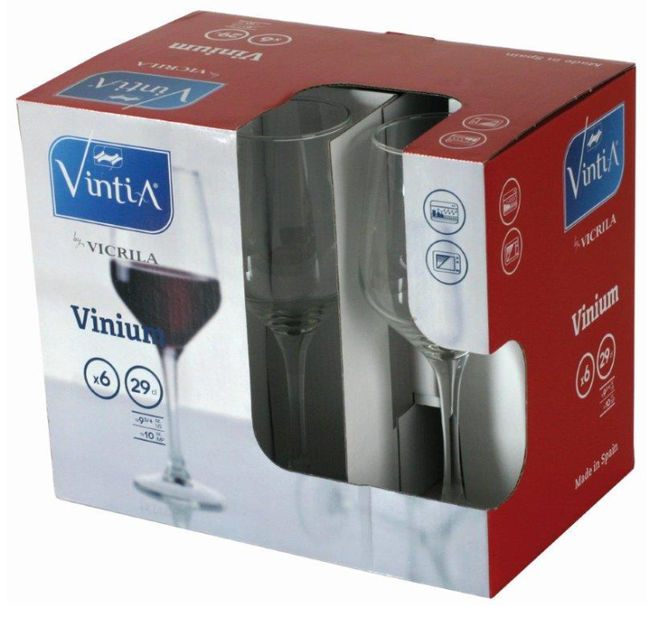 Set 6 pahare vin 290ml vinium