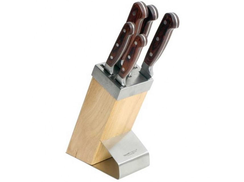 Set cutite 6 piese titanium