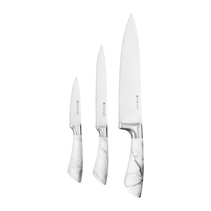 Set de cutite 3 piese marble