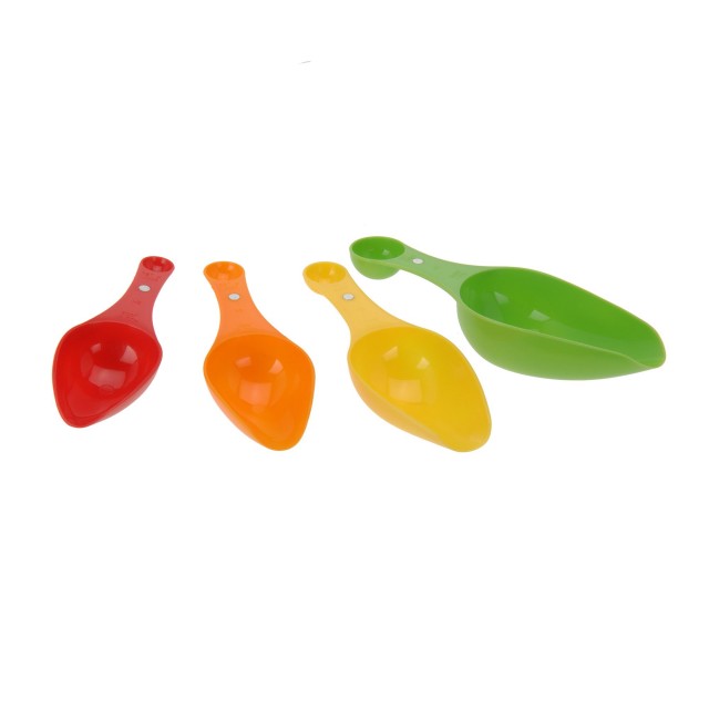 Set masuratori din plastic excellent houseware, 4 piese