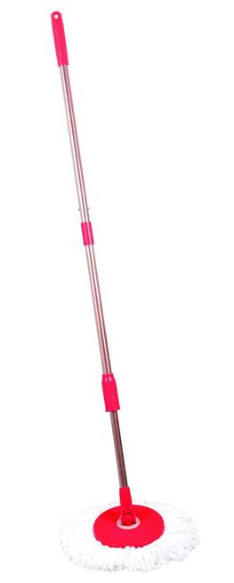 Set mop rotativ microfibra rosu orion