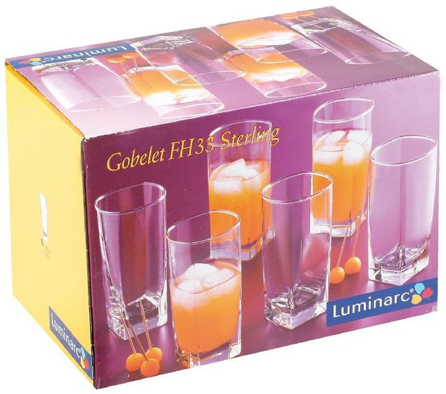 Set pahare long drink 330ml sterling