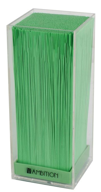 Suport cutite transparent insertie verde