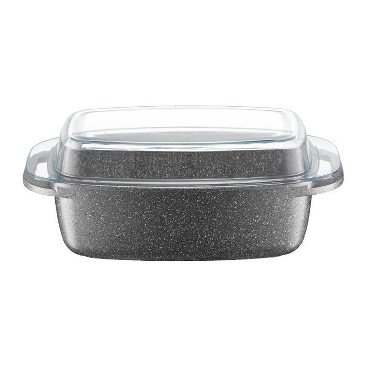 Tava pentru prajit 32x21cm invelis qualum basic stone silverstone
