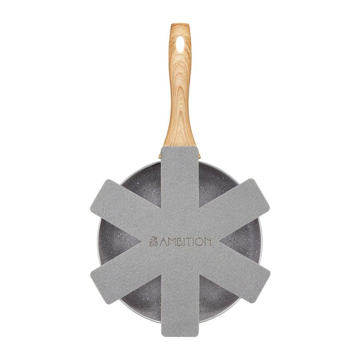 Tigaie 24cm albastra acoperire qualum basic stone + separator nordic